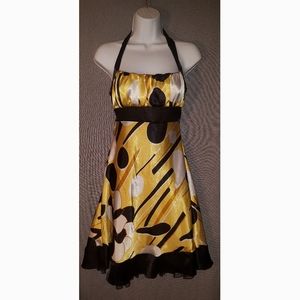 Trixxi halter dress neck ties and waist ties SZ 5